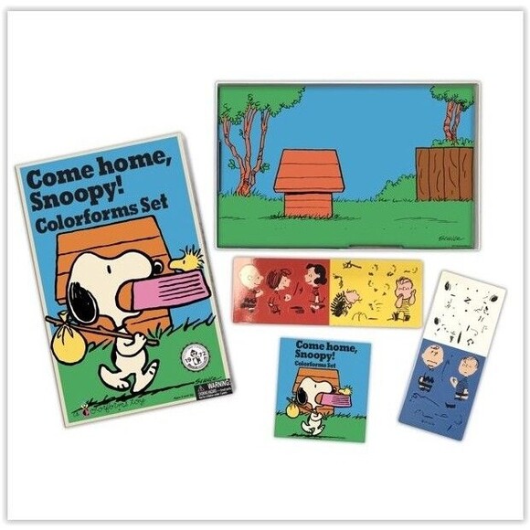Peanuts Retro Reproduction, Snoopy Colorforms Classics Set -NOB - Picture 3 of 16